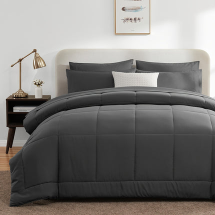 Block Colour Luxury 4-Piece Bedding Set