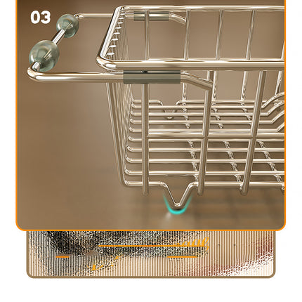 Stainless Steel Telescopic Sink Drying Rack 🧽 – 6 Sizes