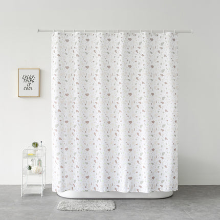 Waterproof Polyester Shower Curtain 180×180cm | Nordic & European Patterns – Ikeame