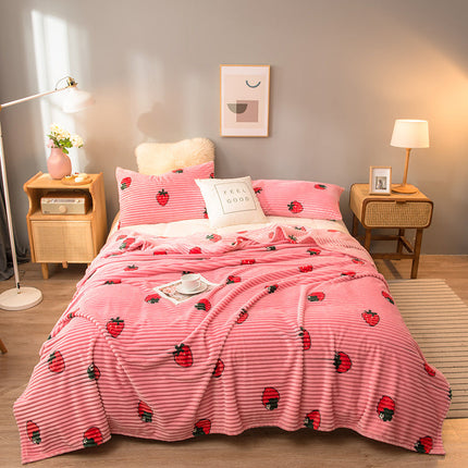Summer coral fleece blanket thin spring and autumn flannel blanket – Trendy & Practical for Daily Living