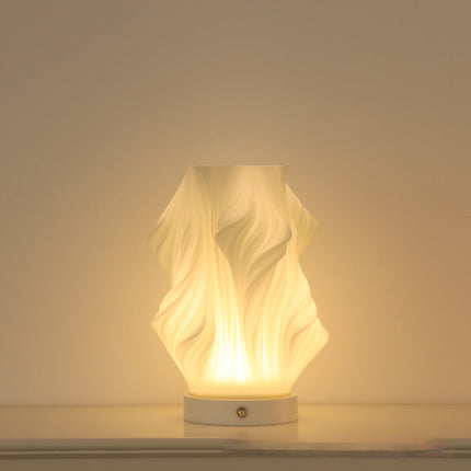 3D Printed Vase Decoration Lamp – Artistic Ambient Light (Rechargeable or Plug-in)