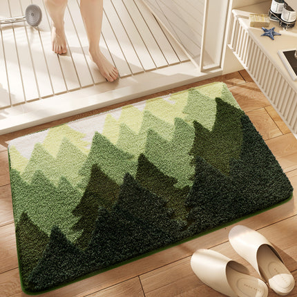 Household Minimalist Water-absorbent Thickened Bathroom Floor Mat