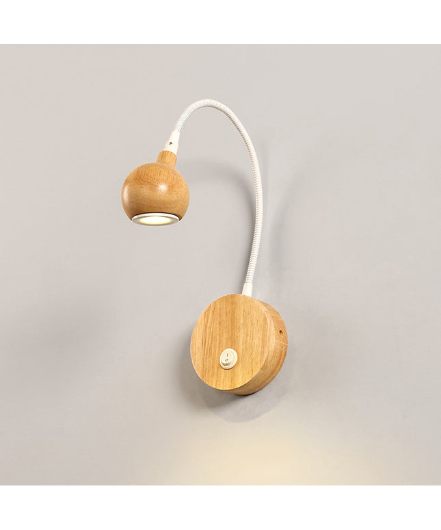 Creative Nordic Bedroom Bedside Wall Lamp Simple Modern