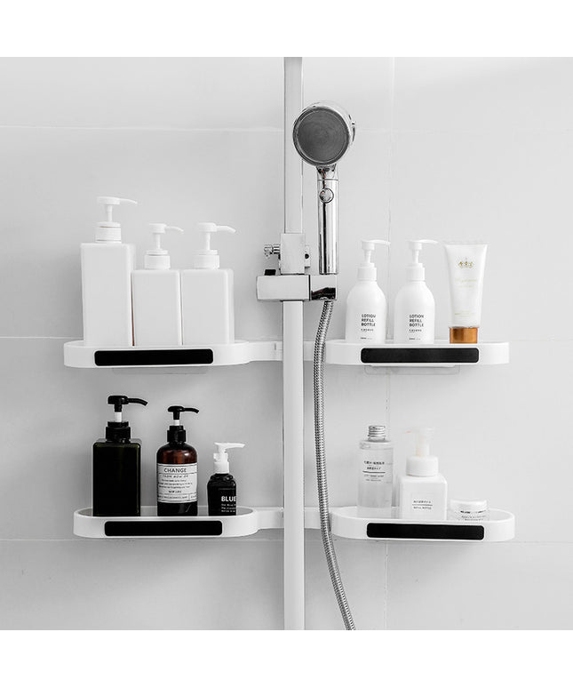 Bathroom Organizing Box Drain Rack No Punching Rotary Rack