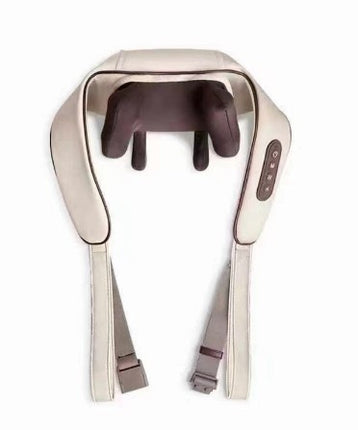 Rechargeable Shoulder & Neck Massager with Kneading & Hot Compress