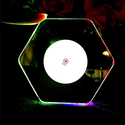 LED Glow Coaster | Light Up Drink & Bottle Base