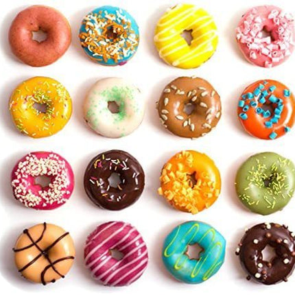 18-Cavity Donut Mould 🍩 – Silicone, Non-Stick and Reusable