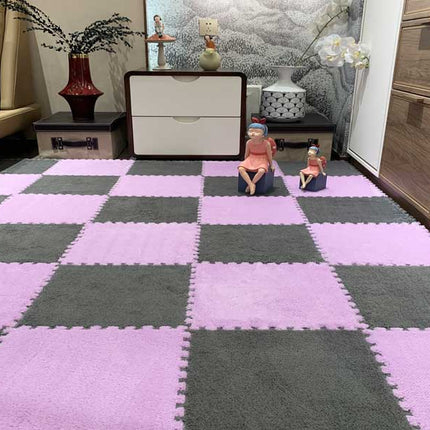 Interlocking Plush Floor Mats | Soft Foam Tiles for Home