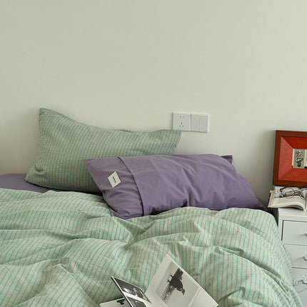 Nordic Striped Bedding Set | Cotton Instagram Style Duvet Cover