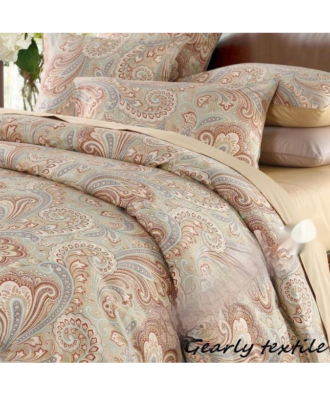 Paisley Cotton Bedding Set | 60s Gauze Duvet Cover