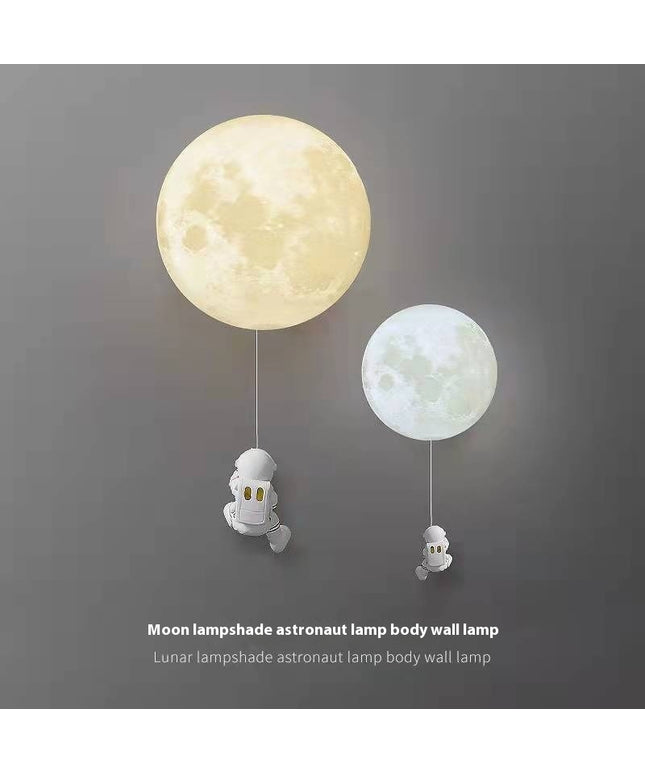 Moon Wall Lamp – Modern Nordic Minimalist Planet Lighting | Moon, Earth, Mars