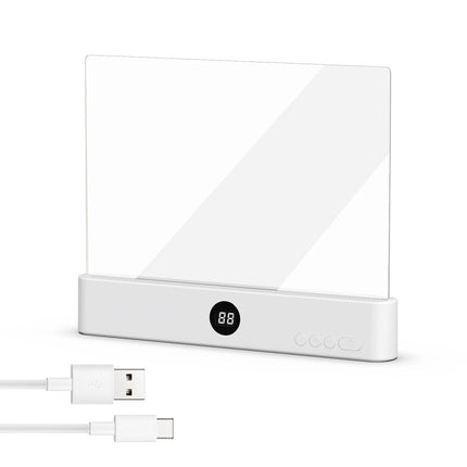 Rechargeable LED Tablet Reading Light – 3 Modes, Stepless Brightness, Timer