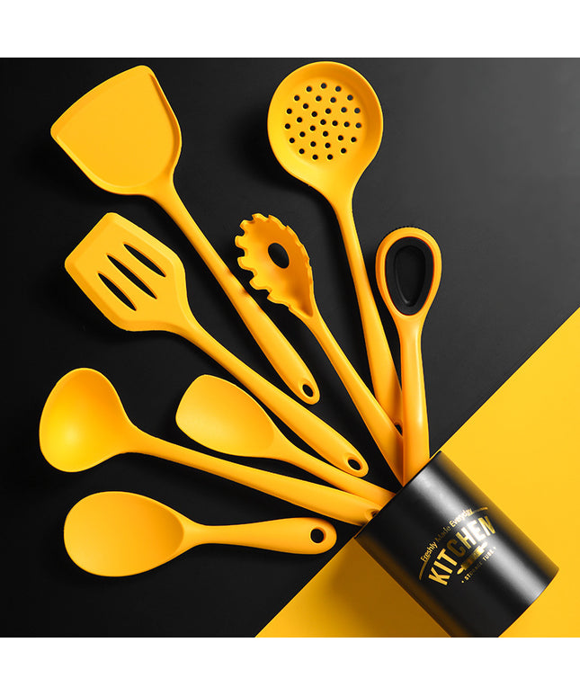 Silicone Kitchen Utensil Set | Non Stick Cooking Tools 8 Piece