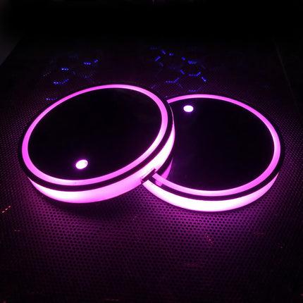 LED Light Up Coasters | Rechargeable Drink Coaster Set