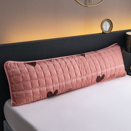 Waterproof Quilted Long Double Pillowcase – Perfect for Couples and Large Beds