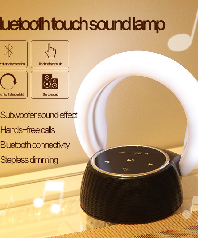 Bluetooth Speaker Lamp – Folding LED Desk Light with Touch Control | Ikeame