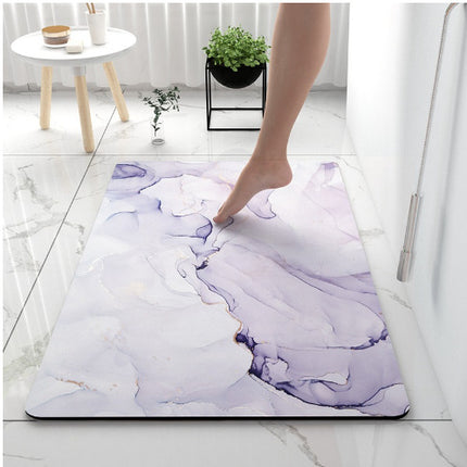 Diatom Mud Absorbent Pad Rectangular Bathroom Floor Mat