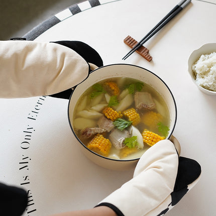 Thickened Anti-scalding Heat Insulation Gloves For Oven
