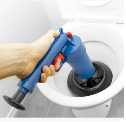 Air Power Drain Blaster Gun – High-Pressure Pipe Cleaner with 4 Attachments