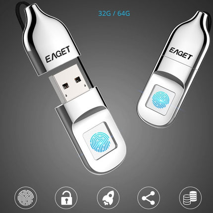 🔐 Fingerprint Encrypted USB Drive – Your Data, Protected