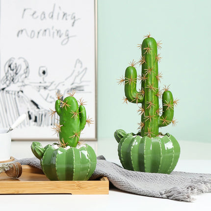 Indoor Ceramic Succulent Plant Pot Cactus Flower Pot Home Balcony Garden Decoration Ornaments