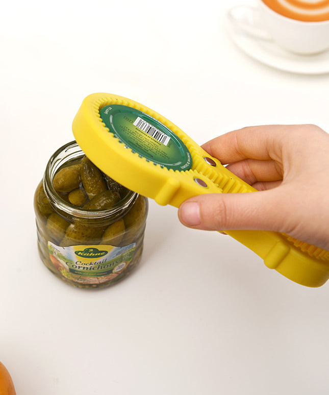 Magnetic Non-Slip Bottle Opener 💛 – Easy Grip, Fridge Storage