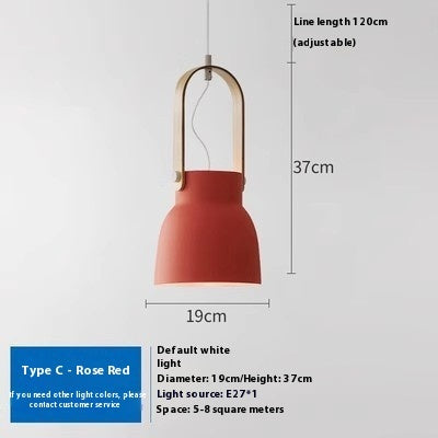 Nordic Pendant Light Shade – Modern Dome & Triangular Designs (6 Colours, 3 Shapes)