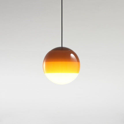 Nordic Minimalist Glass Sphere Pendant Light – Colourful Gradient Chandelier