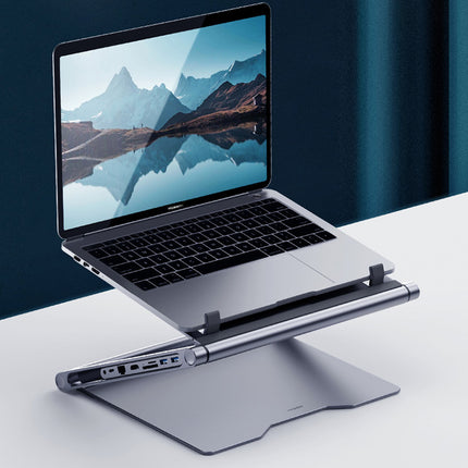 💻 Laptop Stand with 8-in-1 Docking Station – Elevate Your Workspace
