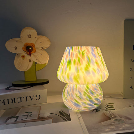 Mushroom Lamp – Blue, Dream Blue, or Orange | Modern Accent Lighting