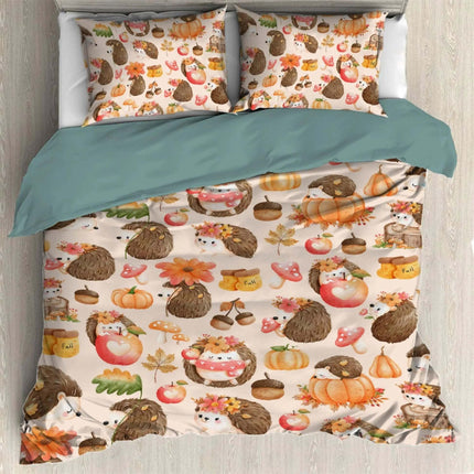 3d digital printed bed sheet quilt cover bedding three-piece set – Trendy & Practical for Daily Living