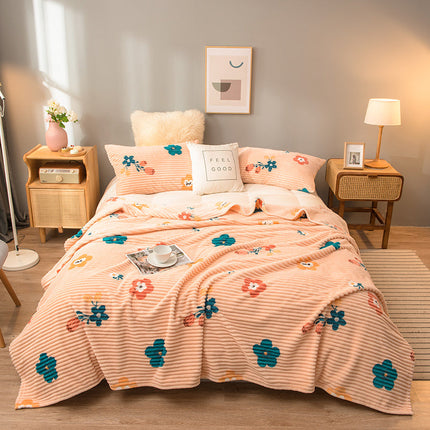 Summer coral fleece blanket thin spring and autumn flannel blanket – Trendy & Practical for Daily Living