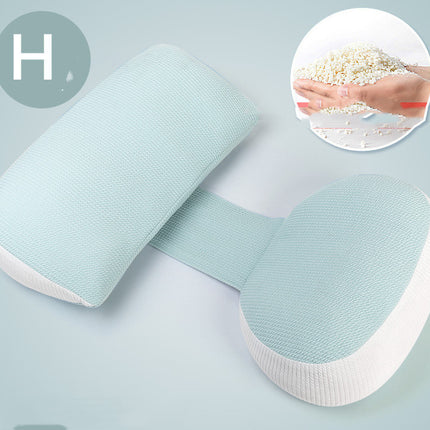 U-Shaped Side Sleeping Pillow – Ergonomic Waist Support in Purple