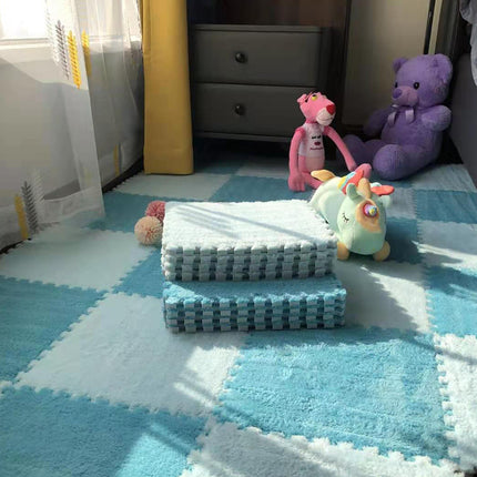 Interlocking Plush Floor Mats | Soft Foam Tiles for Home