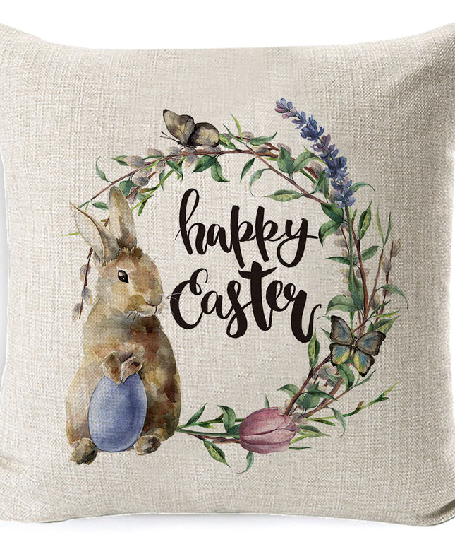 Easter Cushion Covers 45x45 | Bunny & Egg Spring Pillows