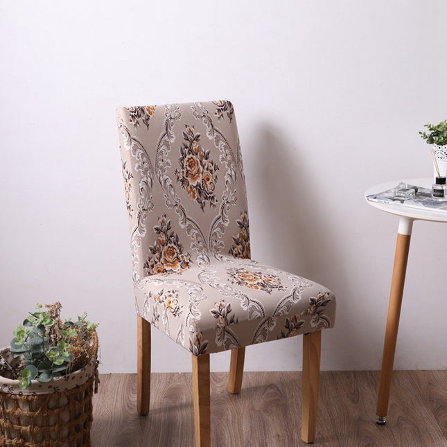 Stretch Dining Chair Covers | Elastic Printed Chair Slipcovers
