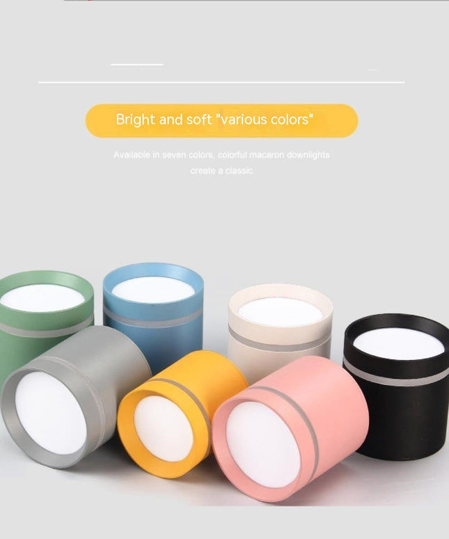 Macaron LED Downlight – Colourful Ceiling & Aisle Spotlight | Ikeame