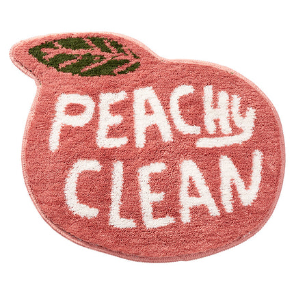 Fruit Bathroom Mat | Peach & Lemon Non-Slip Bath Rug