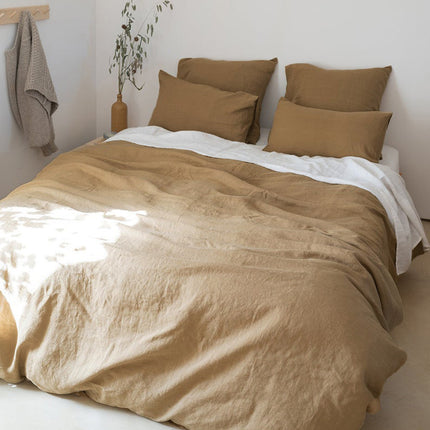 Japanese Linen Bedding Set | Minimalist Washed Duvet Cover