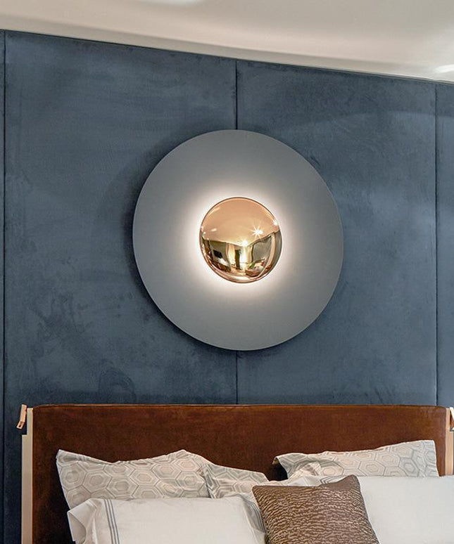 Double Disc Designer Wall Light – Sculptural Luxury LED | 30–50cm