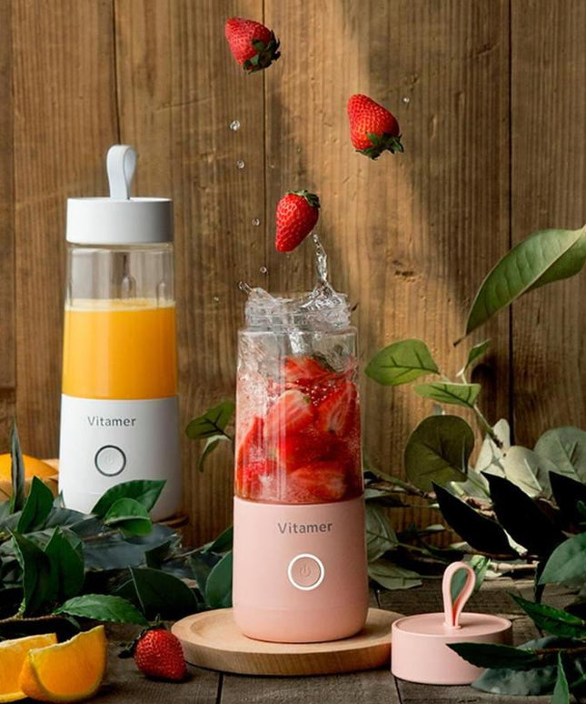 Portable USB Blender Bottle 350ml | Rechargeable Smoothie Maker