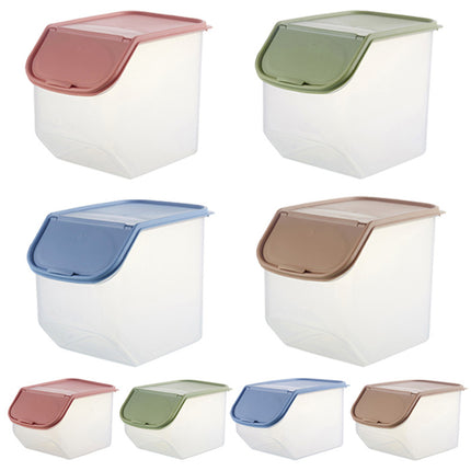 Food Storage Containers 🥣 – Lift-Up Lid, Measuring Cup, 2 Sizes, 4 Colours
