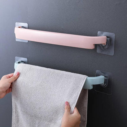 Punch-Free Bathroom Towel Rack | Wall Suction Towel Holder