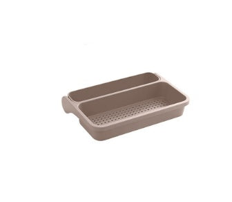 Sink Organiser Shelf – Punch-Free Wall Shelf | White, Powder, Green or Black