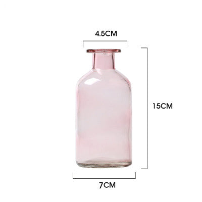 Nordic Glass Vase | Coloured Decorative Flower Vase