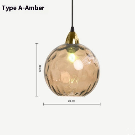 Modern Water-Wave Glass Ball Chandelier – Nordic Style | 10 Colours
