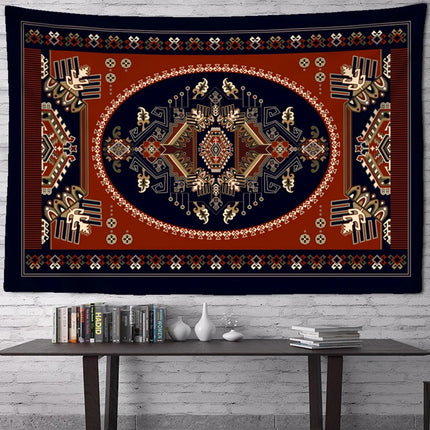 Boho Tapestry Wall Hanging | Retro Illustration Decor