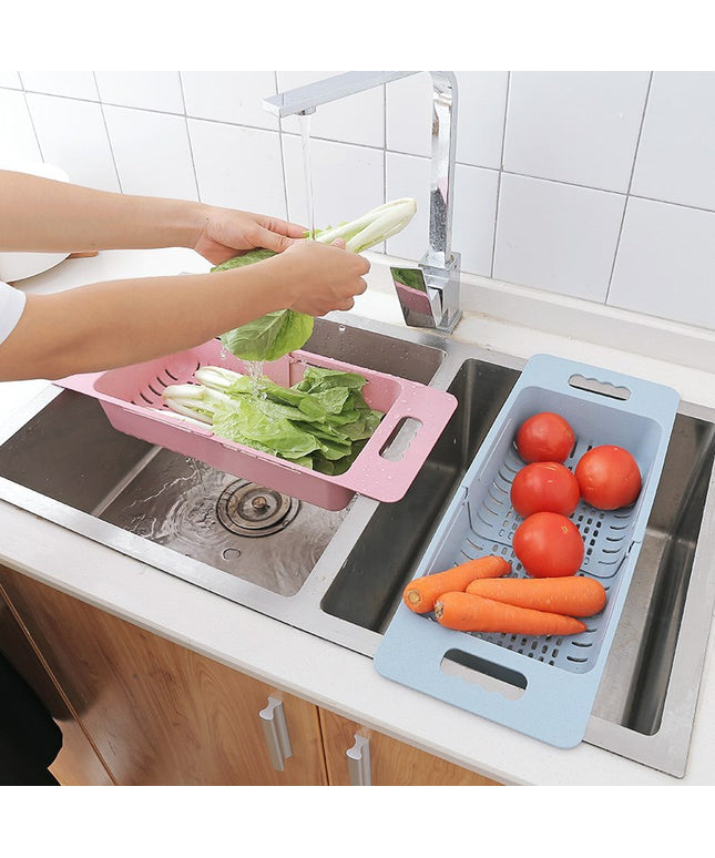 Expandable Sink Drain Basket Over Sink Colander