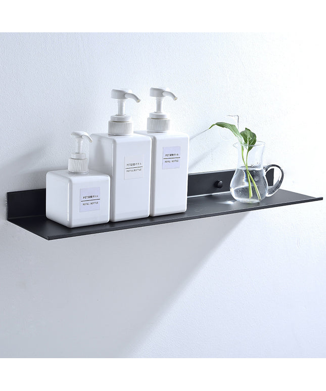 Matte Black Rectangular Mirror Front Storage Shelf 🖤🪞