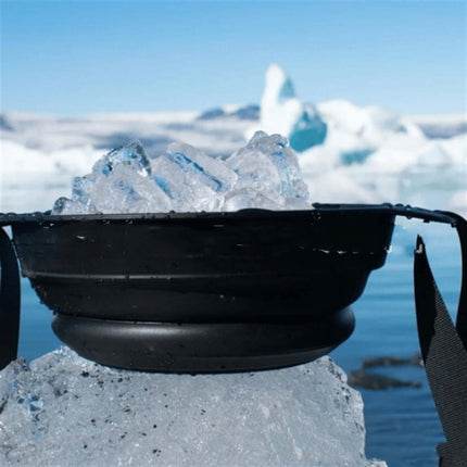 Silicone Cooling Shower Head — Ice Bath Style (Black)